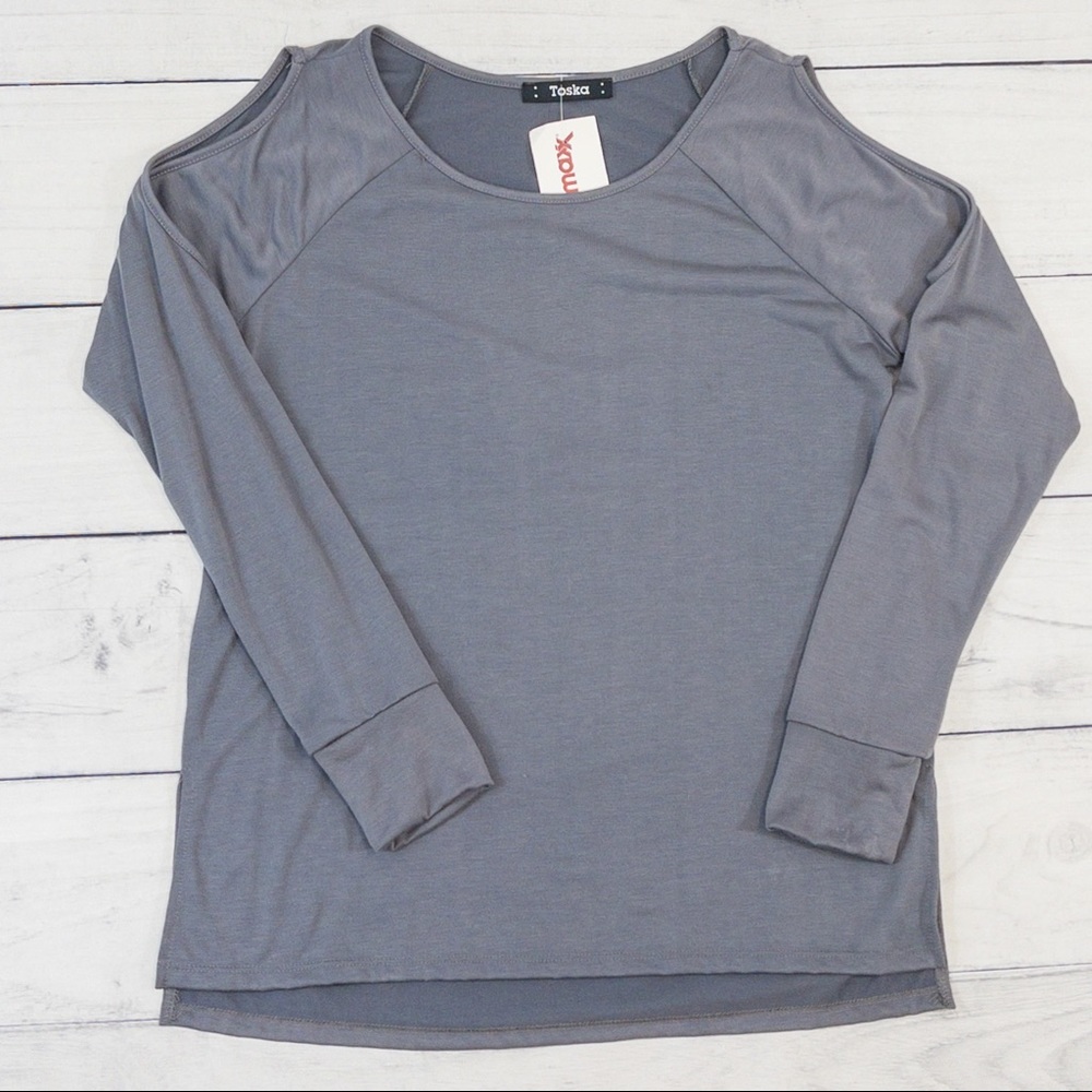 Toska Long Sleeve Cold-Shoulder Tunic